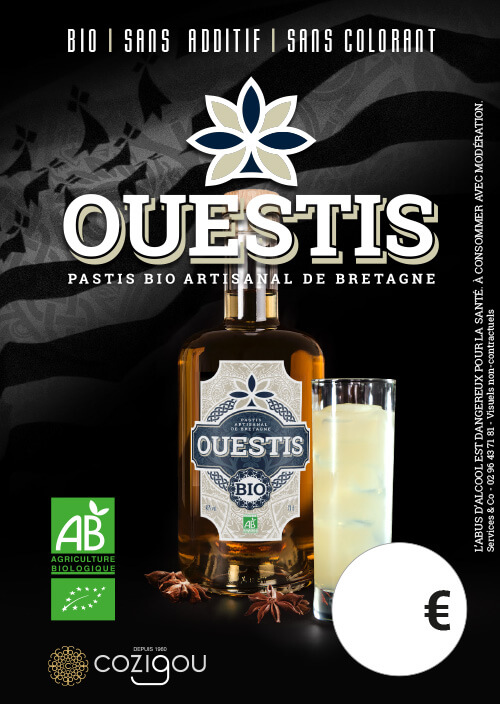 Chevalet Ouestis - Pastis artisanal Bio