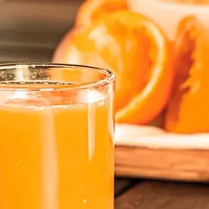verre de jus d'orange