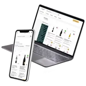 Portail client sur téléphone et ordinateur